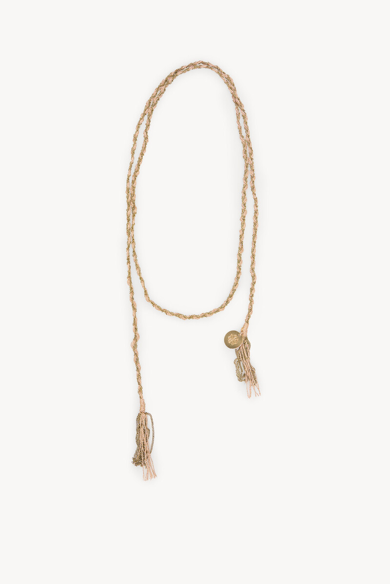 Hoss intropia Nicole. Collar largo cadena trenzada | Collares de mujer | Hoss Intropia