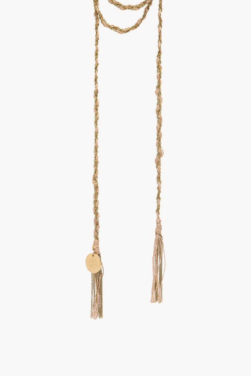 Hoss intropia Nicole. Collar largo cadena trenzada | Collares de mujer | Hoss Intropia Precio ultrabajo
