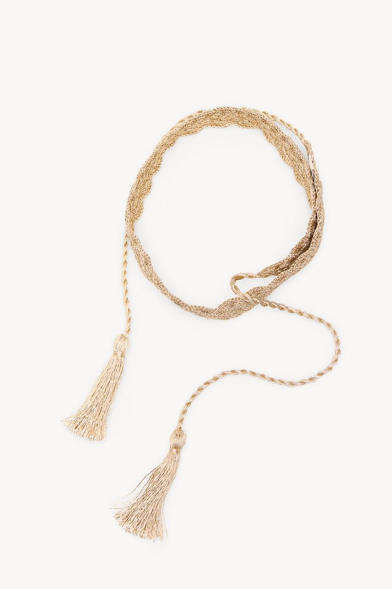 Hoss intropia Melina. Cinturón crochet lurex | Cinturones de mujer | Hoss Intropia En oferta