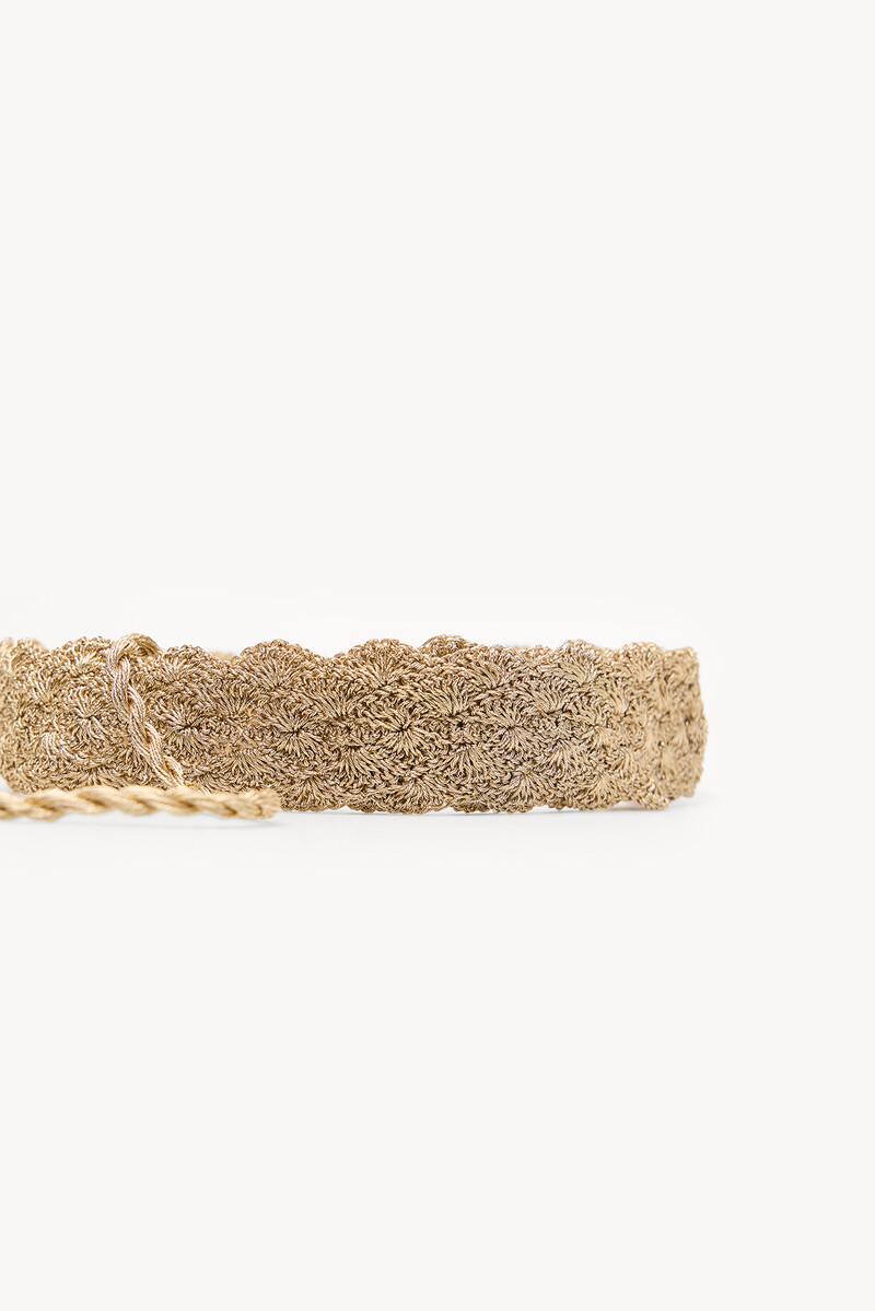 Hoss intropia Melina. Cinturón crochet lurex | Cinturones de mujer | Hoss Intropia En oferta