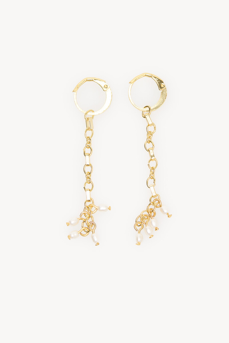 Hoss intropia Nerea. Pendientes largos perlas | Pendientes de mujer | Hoss Intropia Rebajas de fábrica