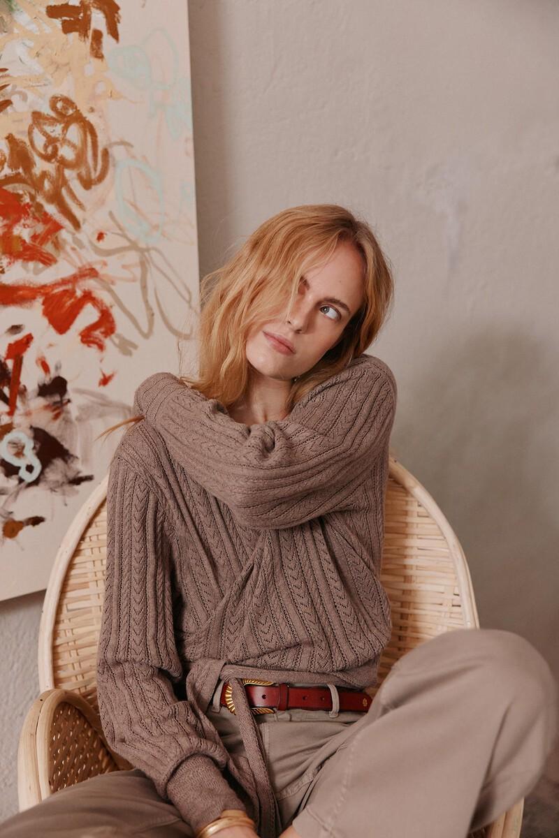 Hoss intropia Sara. Chaqueta de punto cruzada | Cárdigans de mujer | Hoss Intropia