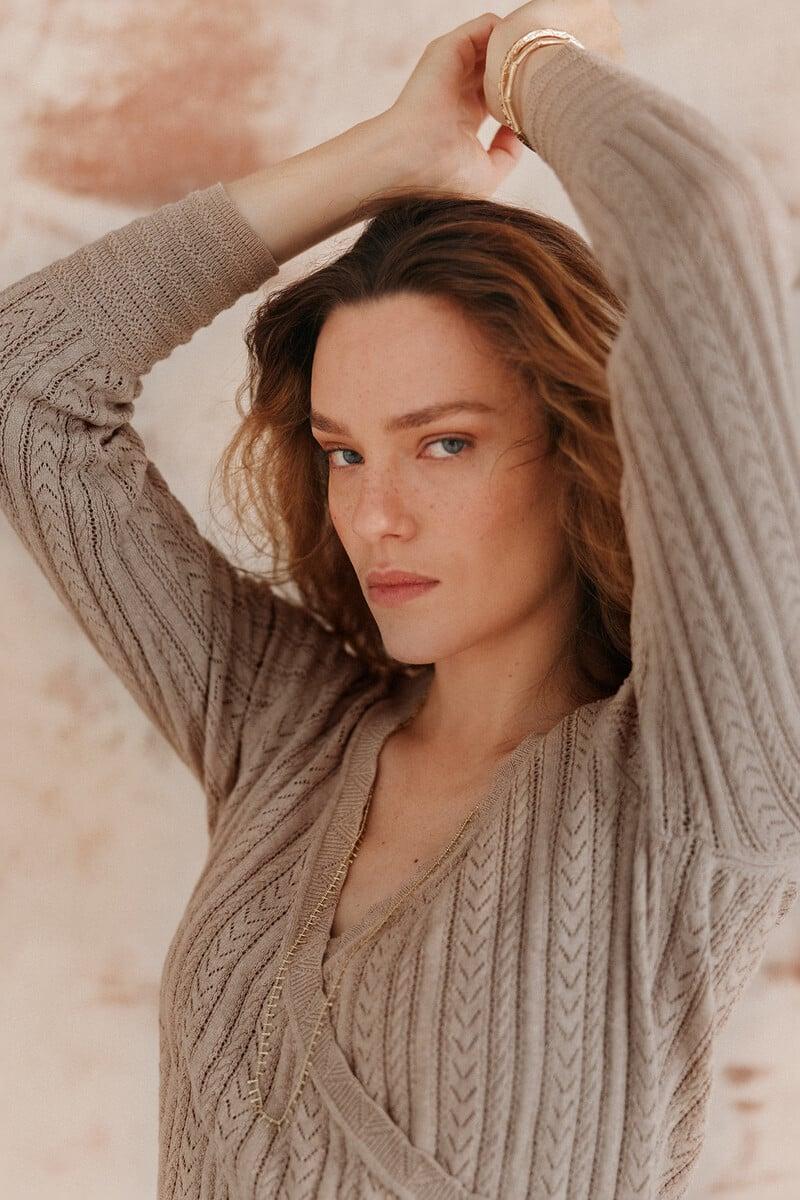 Hoss intropia Sara. Chaqueta de punto cruzada | Cárdigans de mujer | Hoss Intropia Ventas relámpago