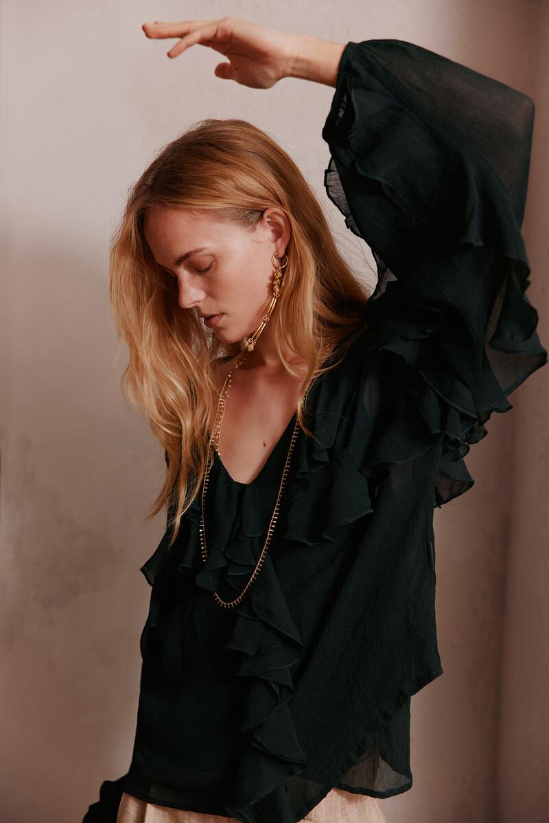 Hoss intropia Carina. Blusa volantes. | Blusas y camisas de mujer | Hoss Intropia Rebajas top
