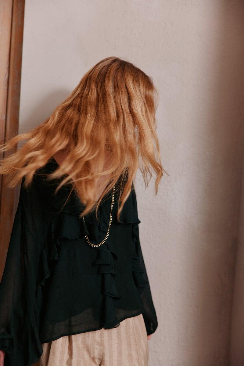 Hoss intropia Carina. Blusa volantes. | Blusas y camisas de mujer | Hoss Intropia Rebajas top
