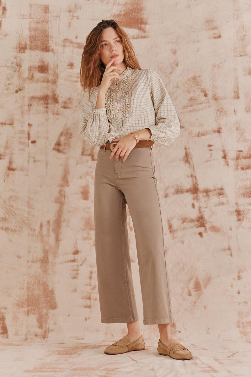 Hoss intropia Cósima. Camisa chorreras. | Blusas y camisas de mujer | Hoss Intropia Último día