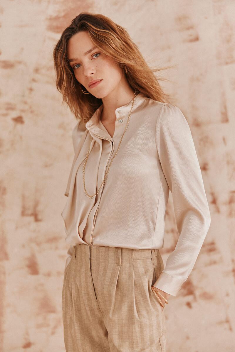 Hoss intropia Cecilia. Camisa chorrera. | Blusas y camisas de mujer | Hoss Intropia Precio de fábrica