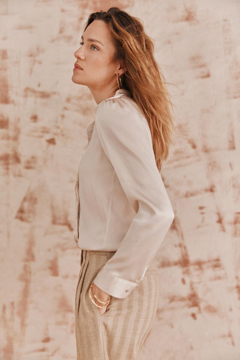 Hoss intropia Cecilia. Camisa chorrera. | Blusas y camisas de mujer | Hoss Intropia Precio de fábrica