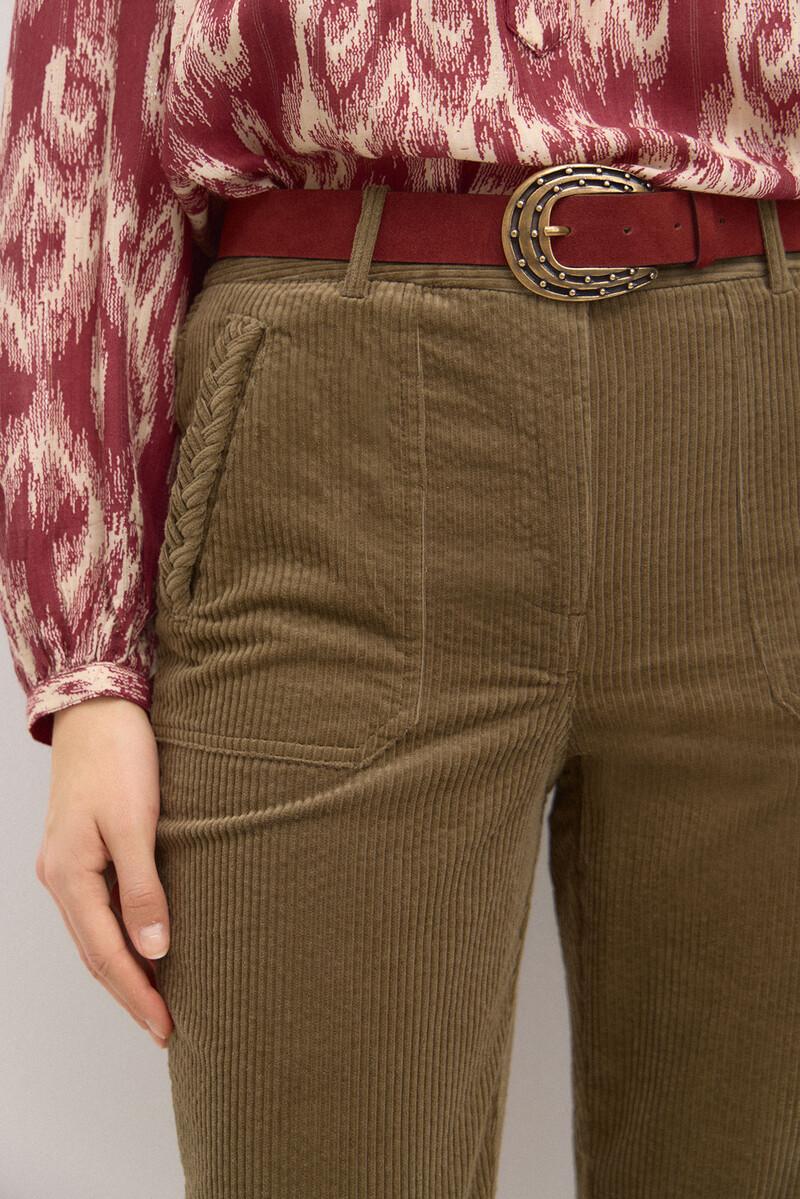 Hoss intropia Padme. Pantalón recto de pana | Pantalones de mujer | Hoss Intropia Solo hoy