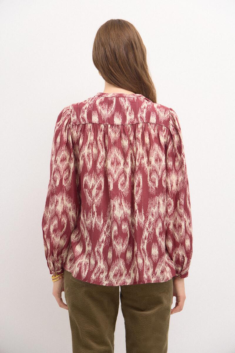 Hoss intropia Rosi. Blusa estampada hilo metalizado. | Blusas y camisas de mujer | Hoss Intropia Liquidación