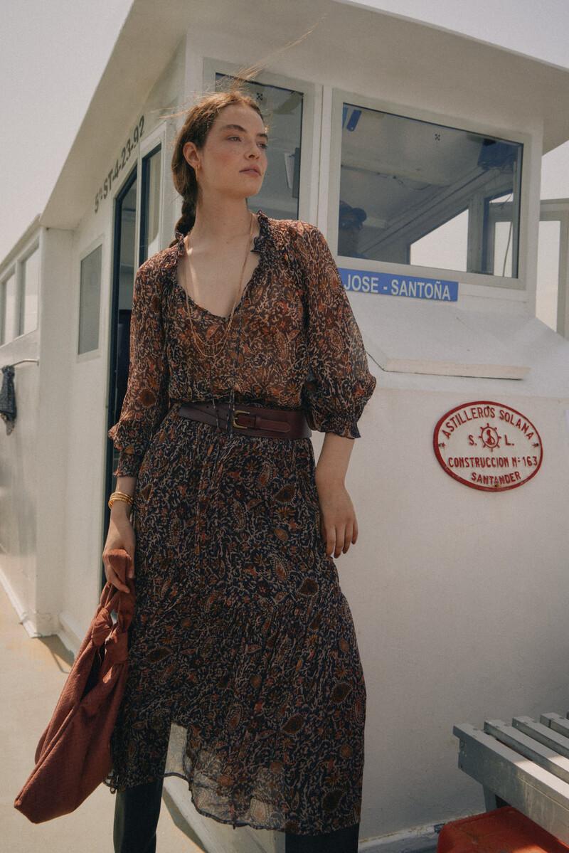 Hoss intropia Olga. Falda estampada paneles | Faldas de mujer | Hoss Intropia Ahorra y exporta