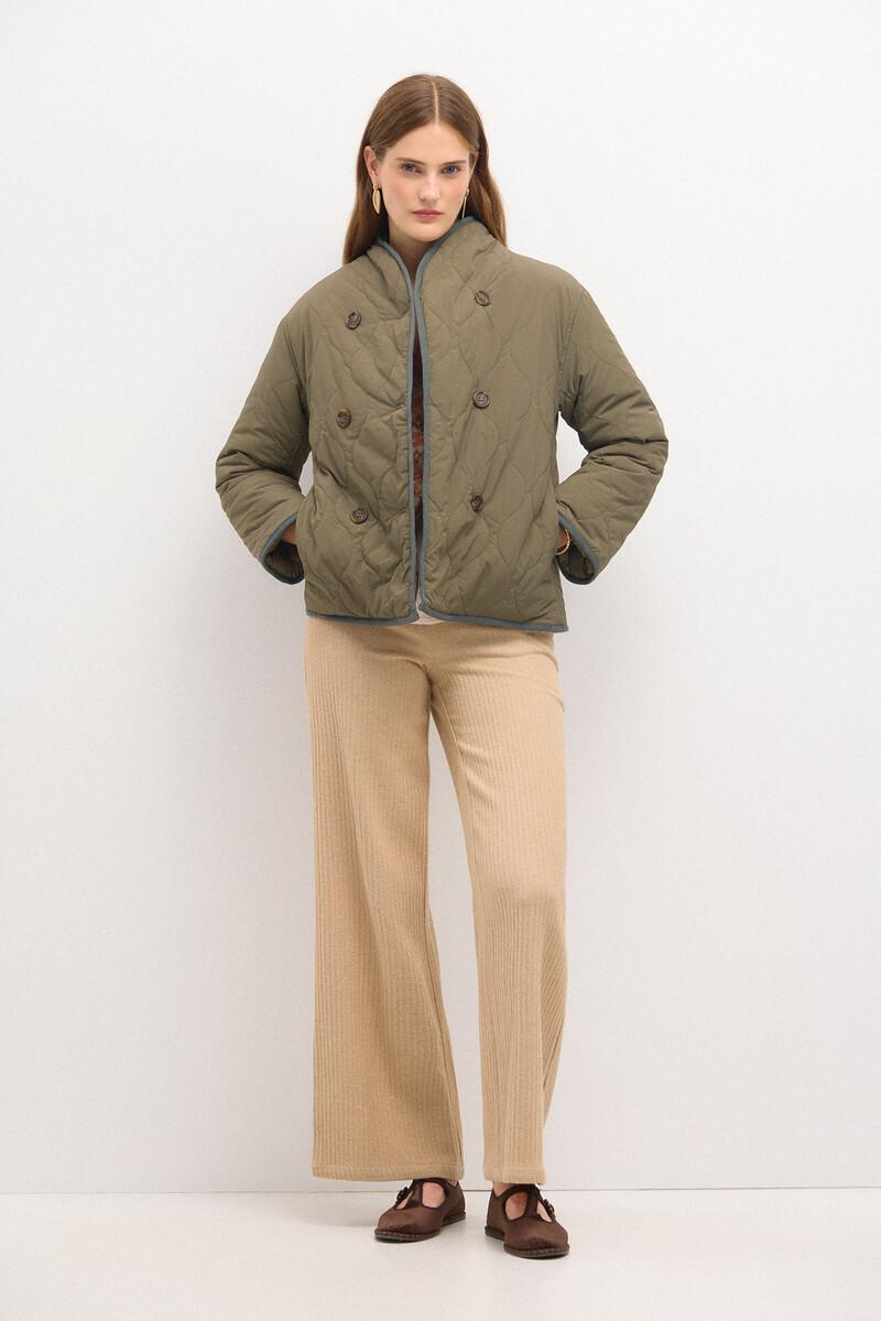 Hoss intropia Diana. Chaqueta acolchada con botones | Kimonos y Chaquetas de mujer | Hoss Intropia Outlet