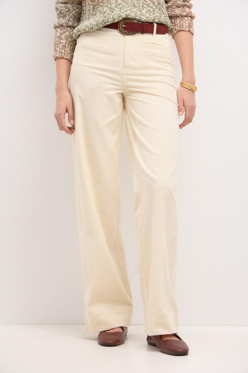 Hoss intropia Pauline. Pantalón recto de pana | Pantalones de mujer | Hoss Intropia Outlet online