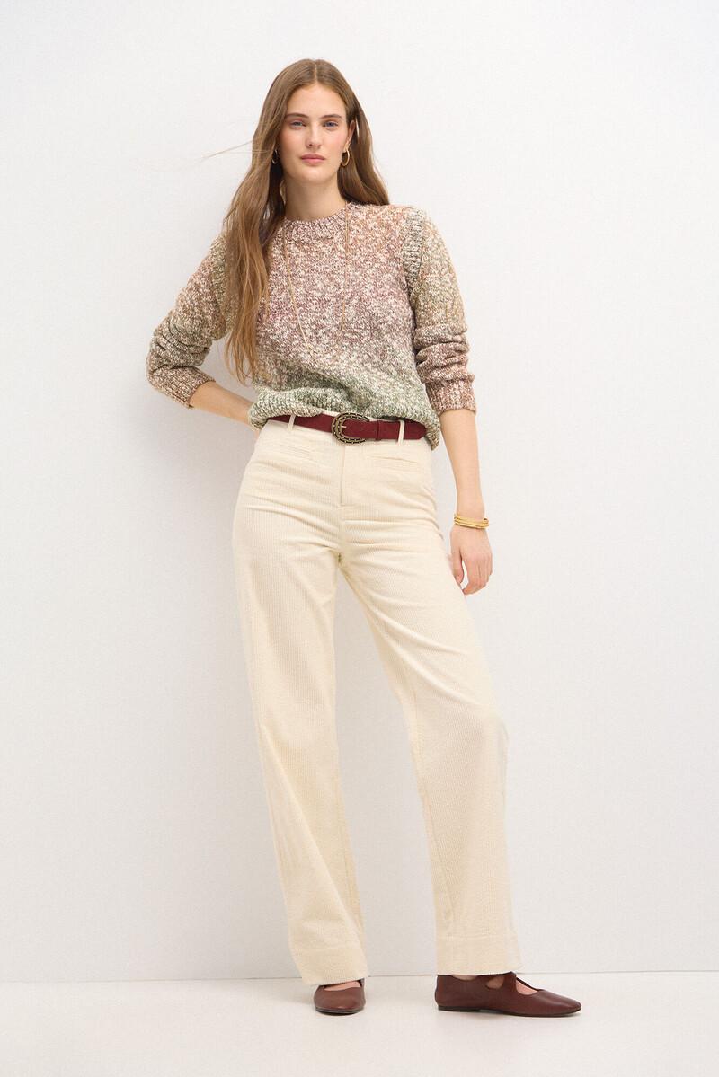 Hoss intropia Pauline. Pantalón recto de pana | Pantalones de mujer | Hoss Intropia Outlet online