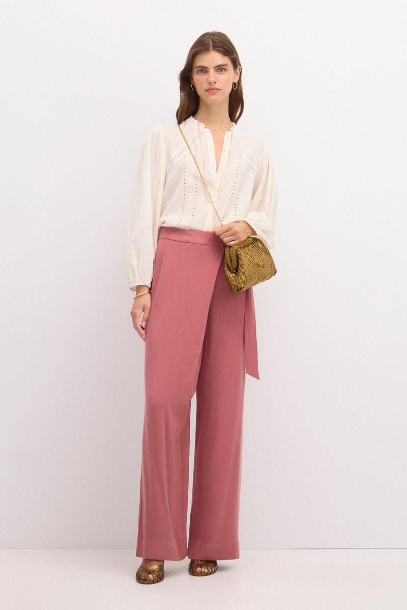 Hoss intropia Paula. Pantalón ancho cruzado | Pantalones de mujer | Hoss Intropia Ventas relámpago
