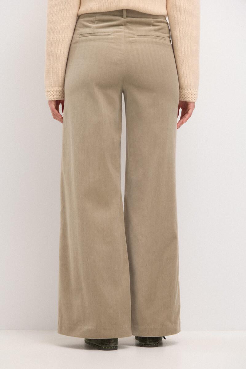 Hoss intropia Pepita. Pantalón recto de terciopelo | Pantalones de mujer | Hoss Intropia Descuento