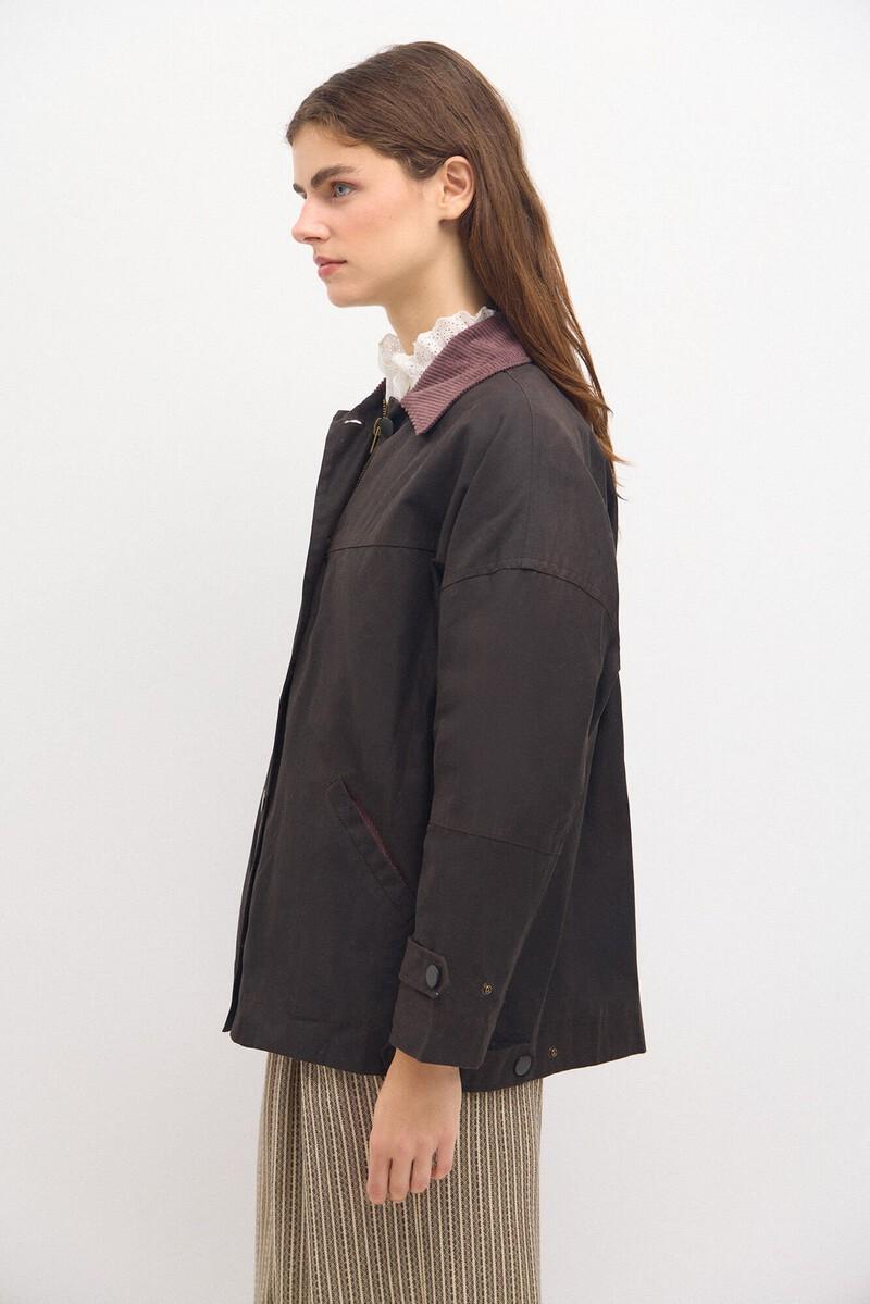 Hoss intropia Dalila. Parka corta encerada | Abrigos de mujer | Hoss Intropia Liquidación