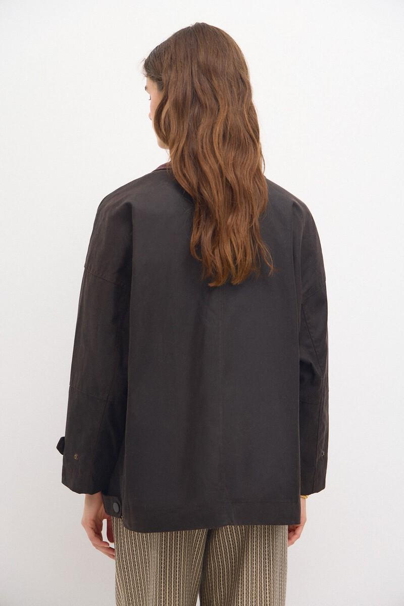 Hoss intropia Dalila. Parka corta encerada | Abrigos de mujer | Hoss Intropia Liquidación