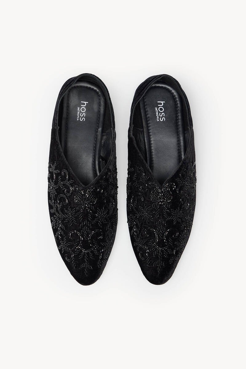 Hoss intropia Maira. Babuchas de terciopelo | Zapatos de mujer | Hoss Intropia Envío gratis