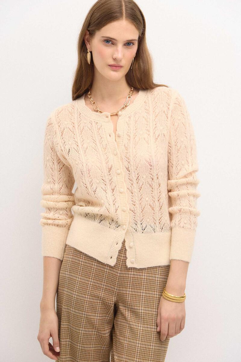 Hoss intropia Taresa. Chaqueta de punto pointelle | Cárdigans de mujer | Hoss Intropia
