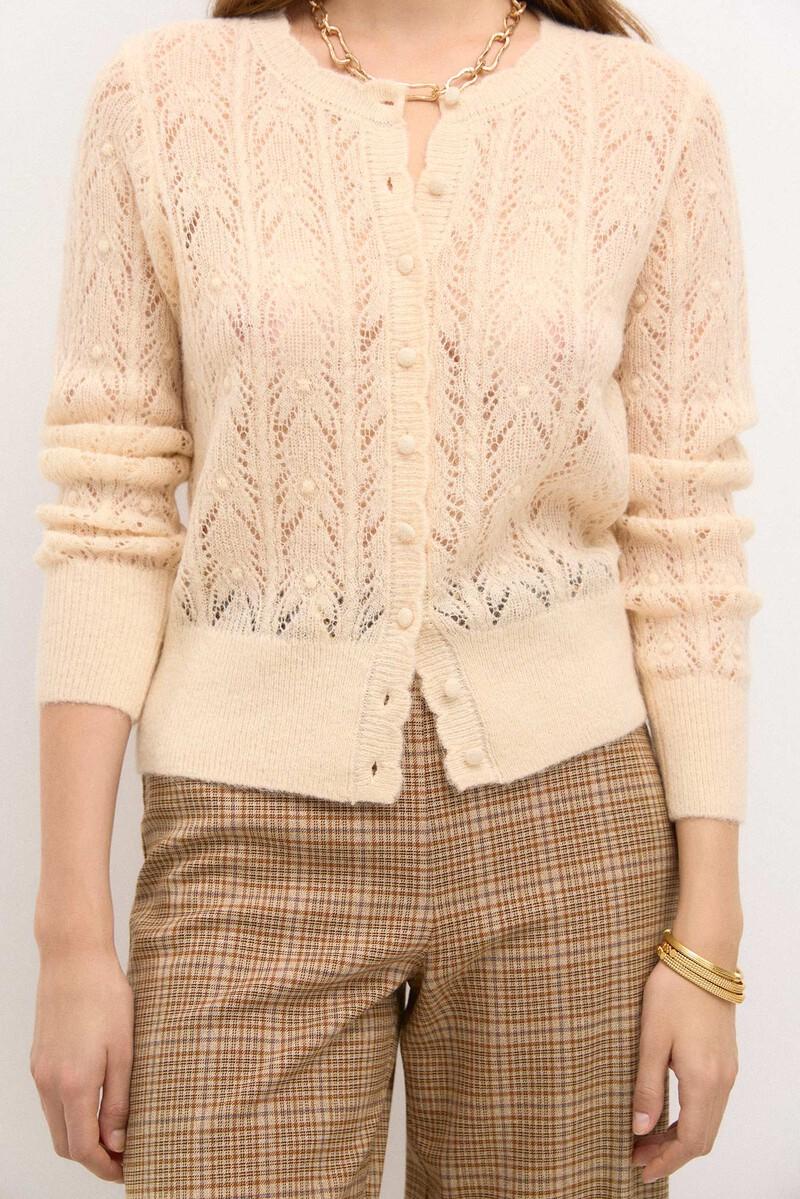 Hoss intropia Taresa. Chaqueta de punto pointelle | Cárdigans de mujer | Hoss Intropia Envío gratis