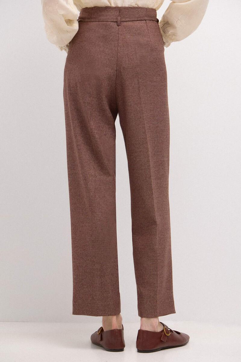 Hoss intropia Piedad. Pantalón de cuadros con lazada | Pantalones de mujer | Hoss Intropia ÚLTIMAS EDICIONES