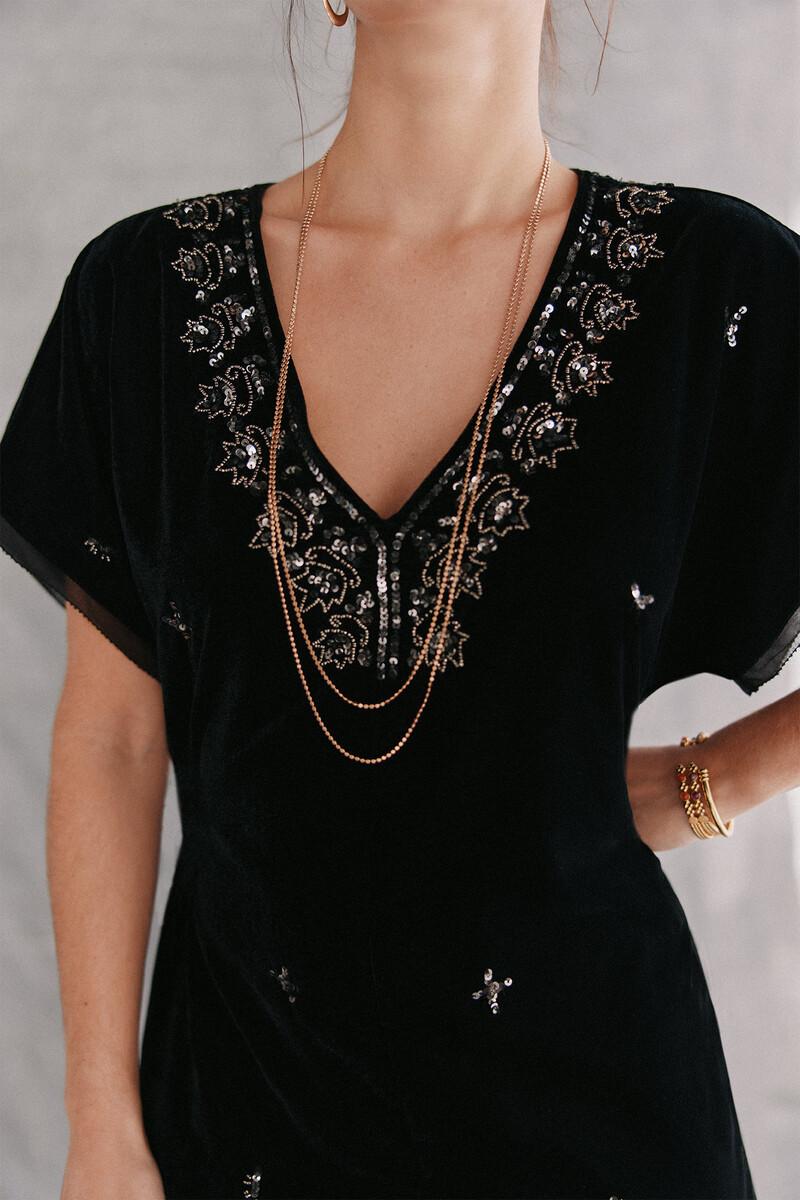 Hoss intropia Catia. Vestido bordado. | Vestidos y Monos de mujer | Hoss Intropia Último día