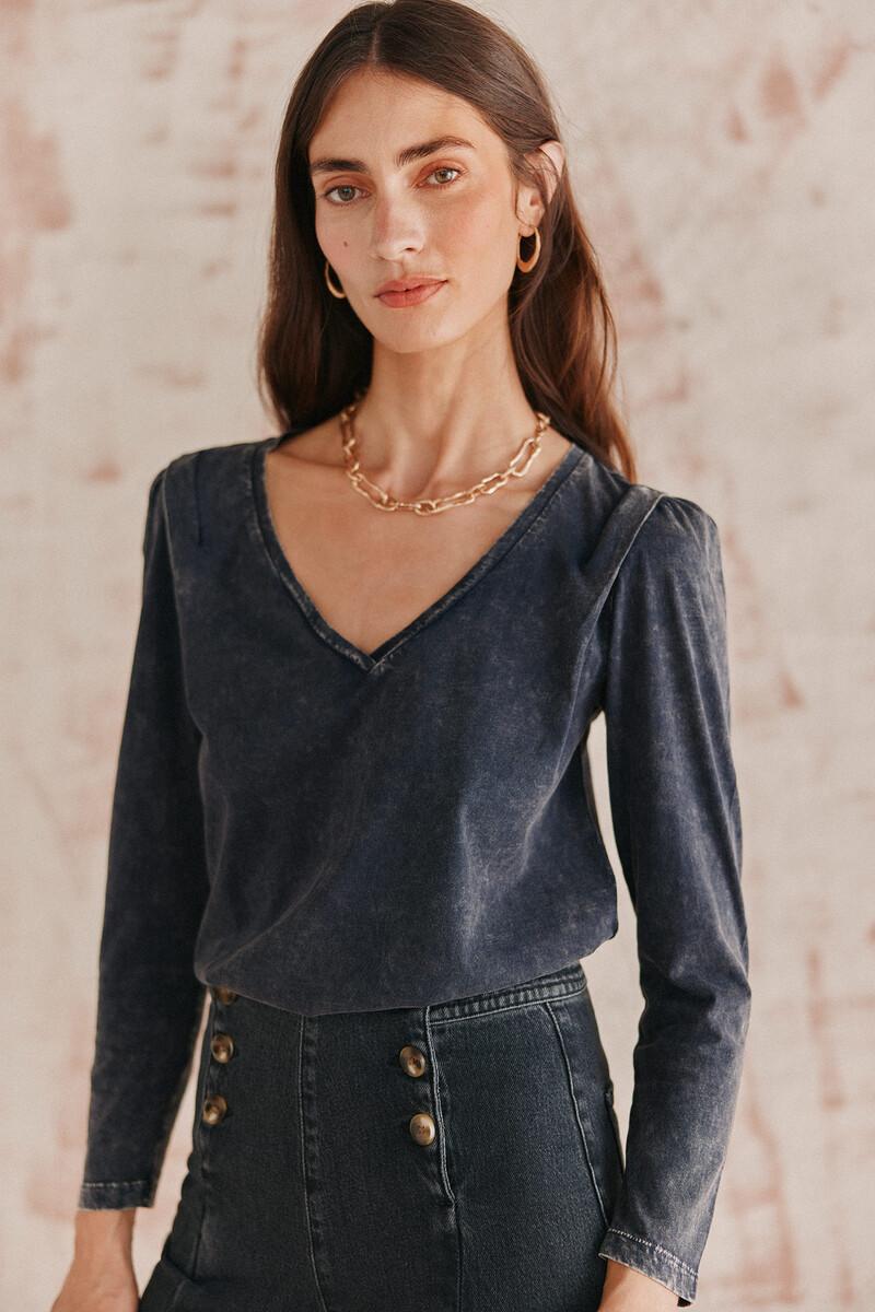 Hoss intropia Simona. Camiseta de algodón entallada | Camisetas y tops de mujer | Hoss Intropia Grandes descuentos