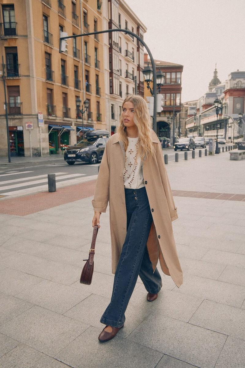 Hoss intropia Danae. Gabardina larga oversize | Abrigos de mujer | Hoss Intropia
