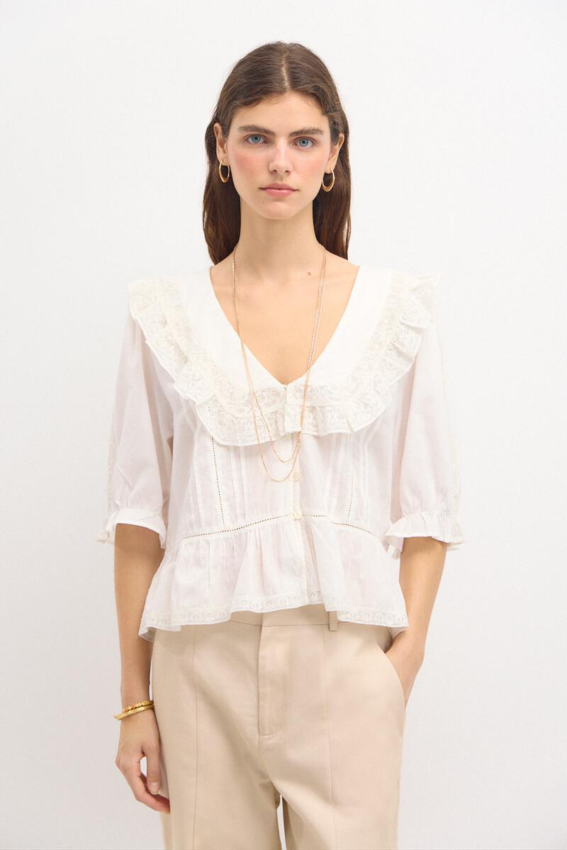 Hoss intropia Celia. Blusa romántica. | Blusas y camisas de mujer | Hoss Intropia Rebajas