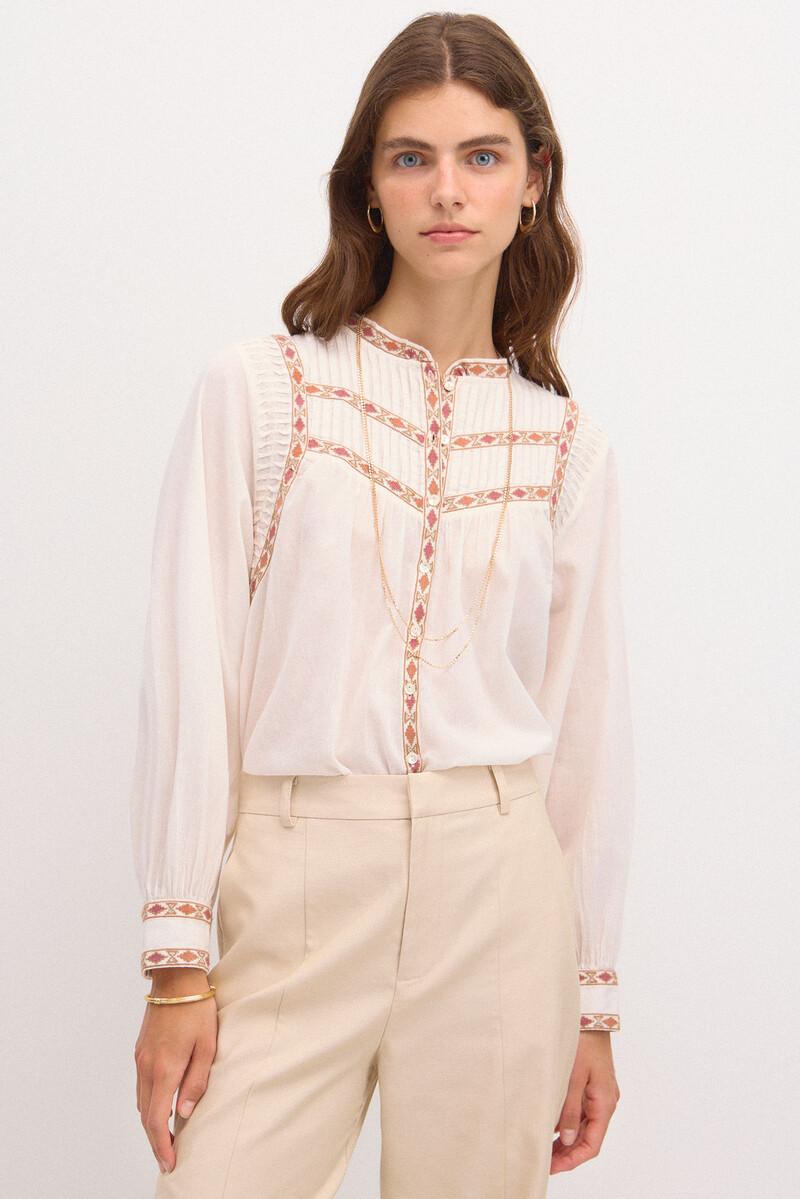 Hoss intropia Romina. Blusa tiras bordadas. | Blusas y camisas de mujer | Hoss Intropia Ofertas