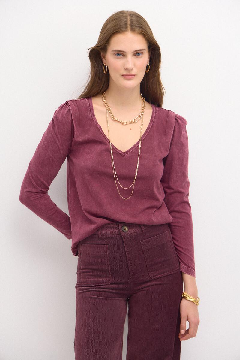Hoss intropia Simona. Camiseta de algodón entallada | Camisetas y tops de mujer | Hoss Intropia En oferta