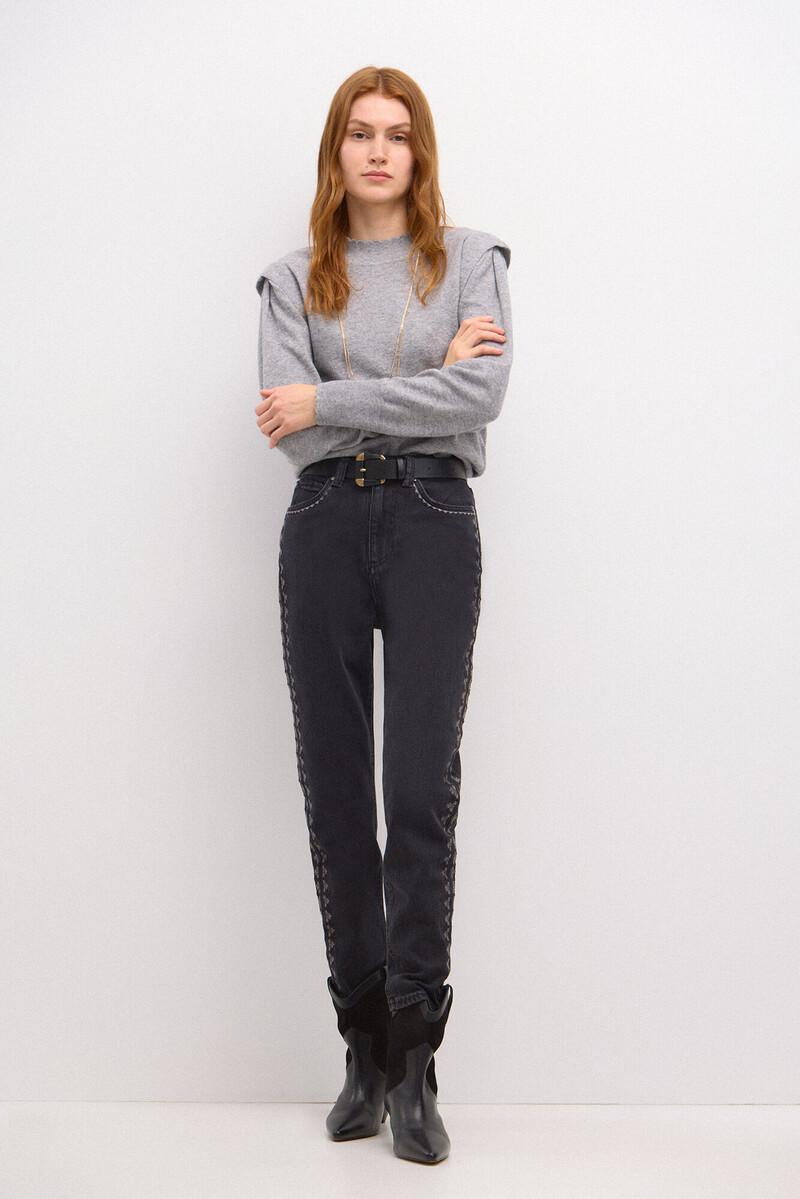 Hoss intropia Tura. Jersey detalle hombros | Ropa de punto de mujer | Hoss Intropia Rebajas de fábrica