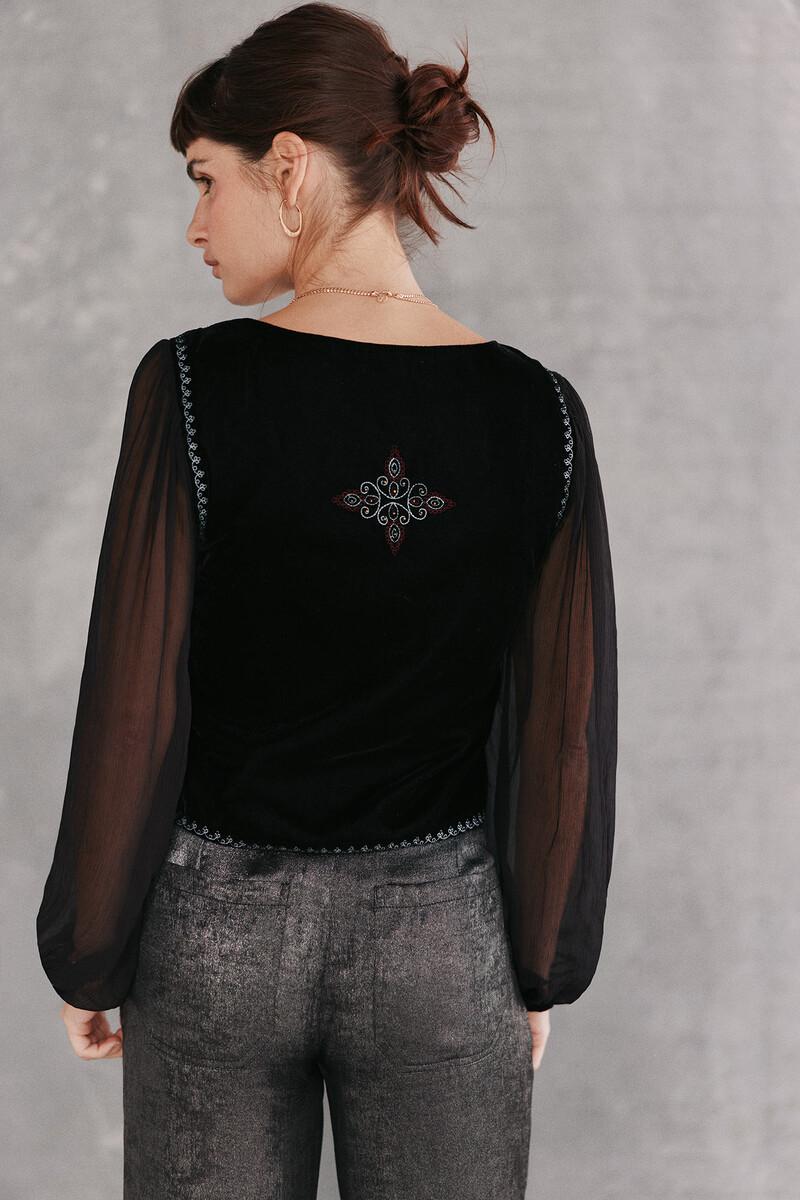 Hoss intropia Cristina. Blusa bordada | Blusas y camisas de mujer | Hoss Intropia Descuento
