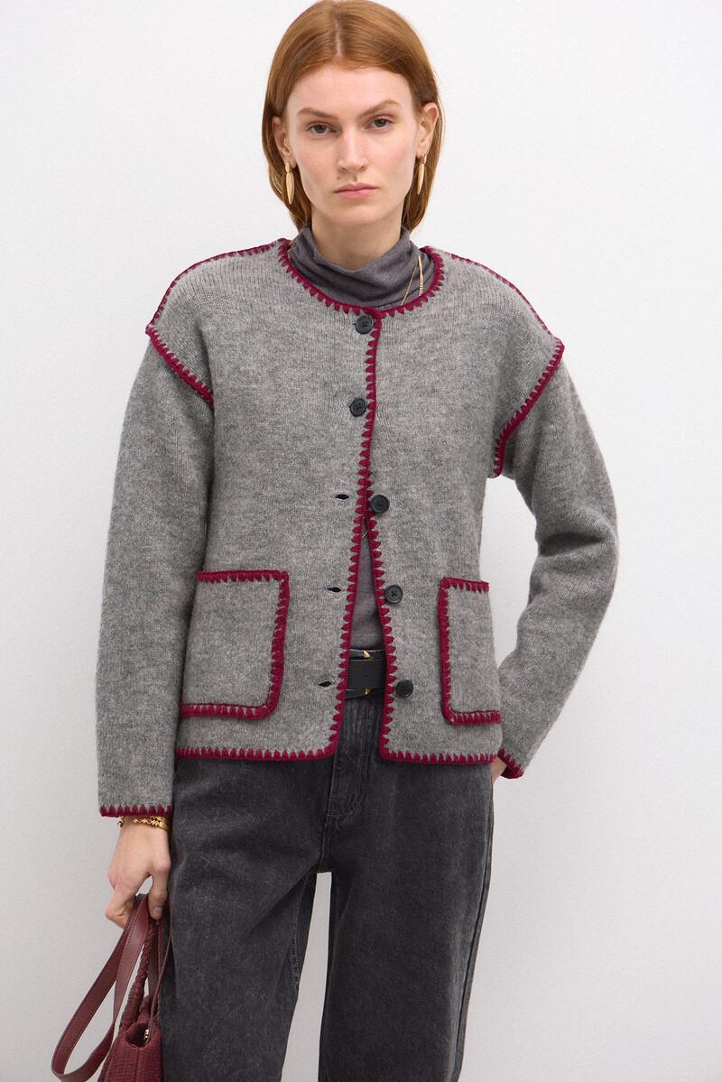 Hoss intropia Tesira. Chaqueta de punto bordada | Cárdigans de mujer | Hoss Intropia Oferta especial