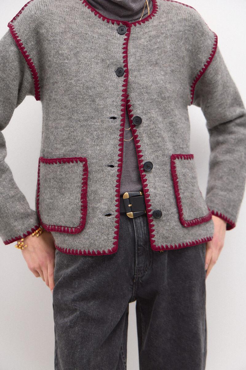 Hoss intropia Tesira. Chaqueta de punto bordada | Cárdigans de mujer | Hoss Intropia Oferta especial