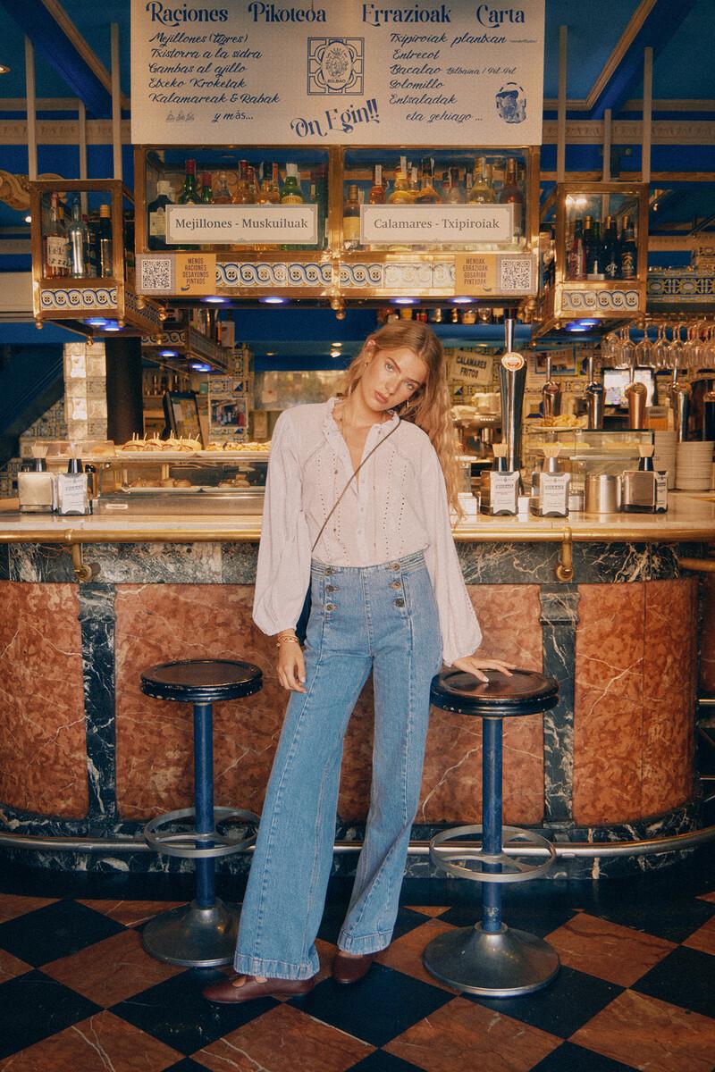 Hoss intropia Olga. Jeans amplios con botones | Jeans | Hoss Intropia COMPRAR AHORA