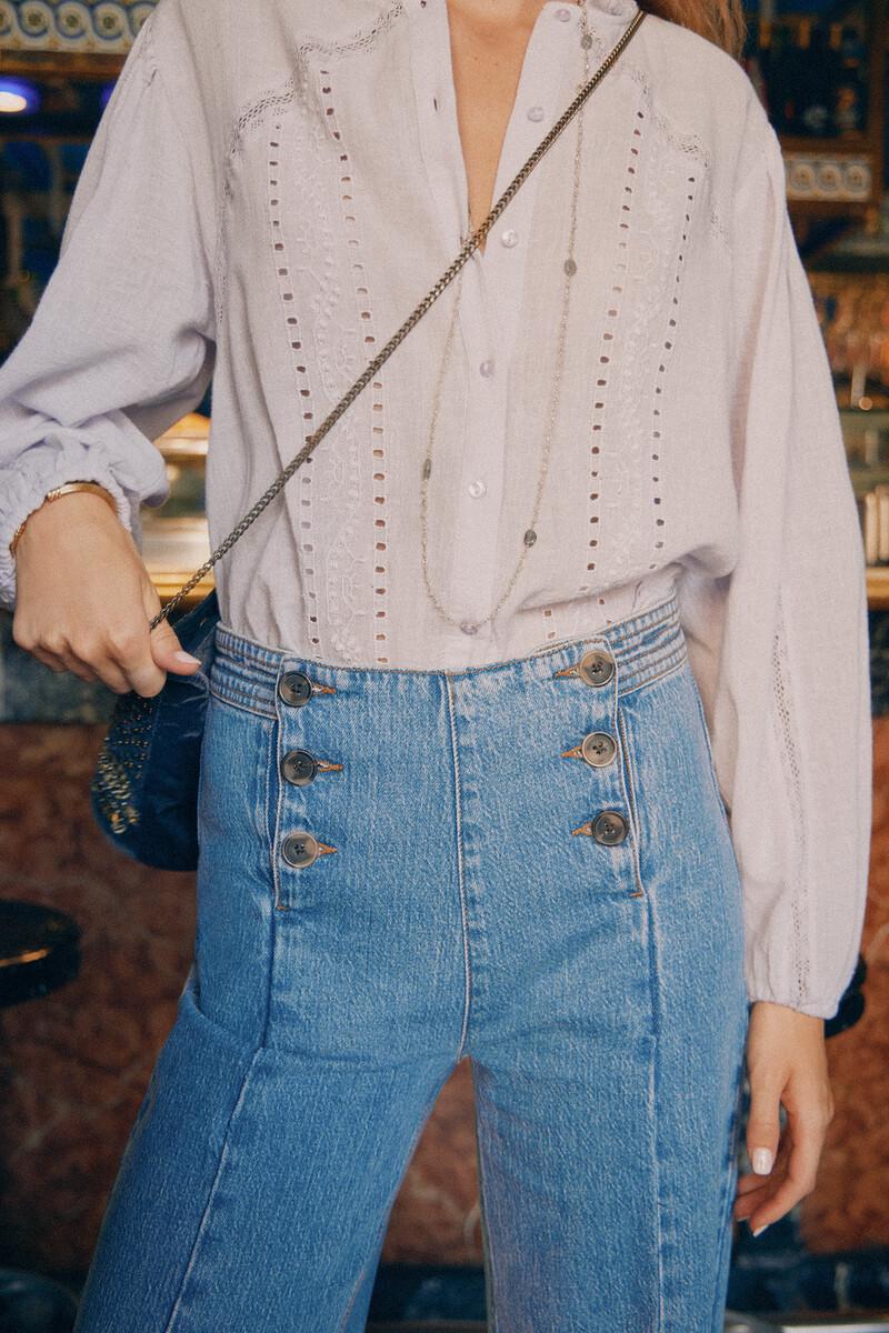 Hoss intropia Olga. Jeans amplios con botones | Jeans | Hoss Intropia COMPRAR AHORA