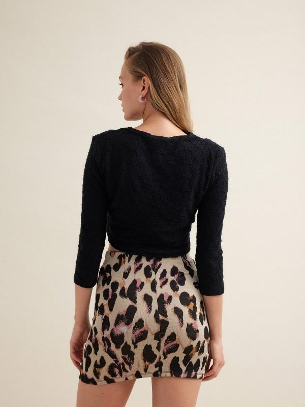 In side Falda estampado leopardo Últimos 2 días