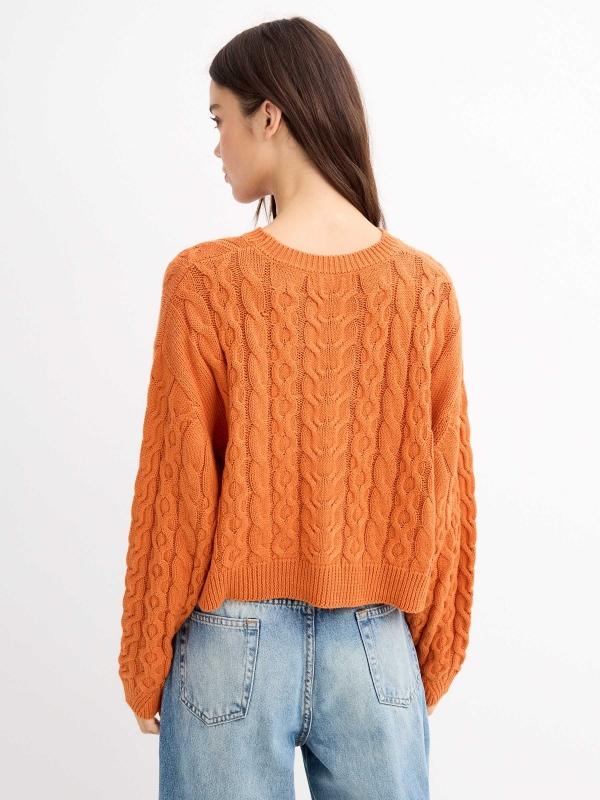 In side Jersey cuello redondo ochos Última moda