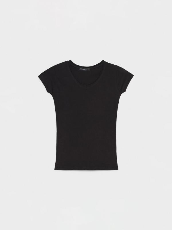 In side Camiseta básica cuello pico