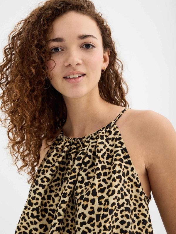In side Blusa animal print Ofertas