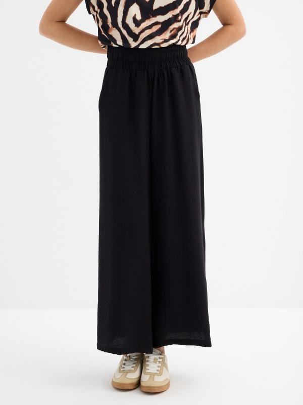 In side Pantalón wide leg fluido Venta caliente