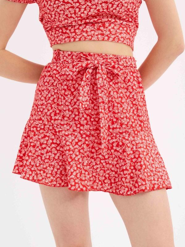 In side Falda pantalón floral Gran oferta