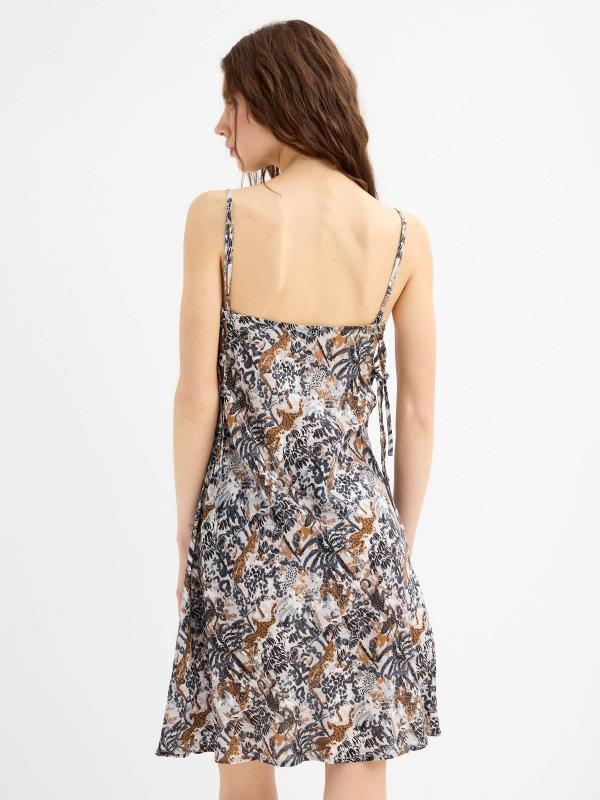 In side Vestido mini animal print Oferta exclusiva