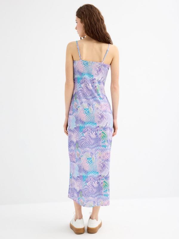 In side Vestido maxi tirantes estampado Ofertas de temporada