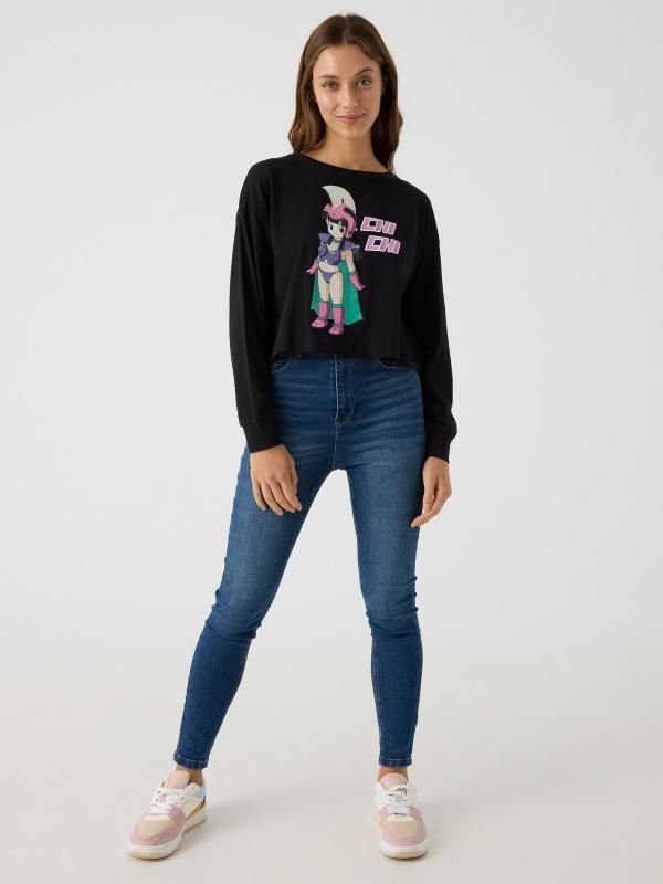 In side Camiseta crop Dragon Ball 2025