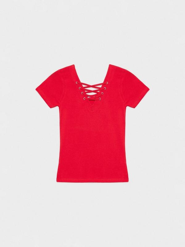 In side Camiseta lace up