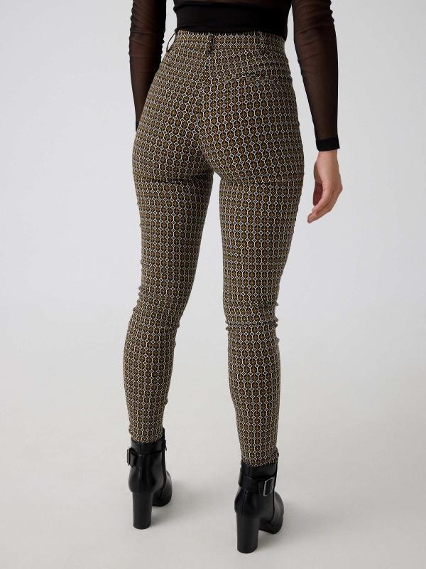 In side Legging tiro alto cuadros Liquidación