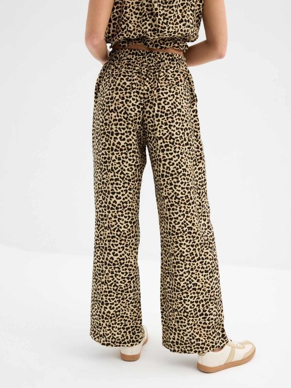 In side Pantalón fluido animal print Mejor oferta